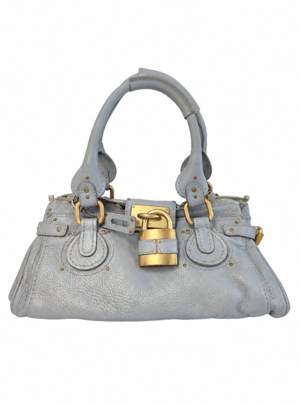 Chloe Paddington Light Blue Leather GHW - Y2K